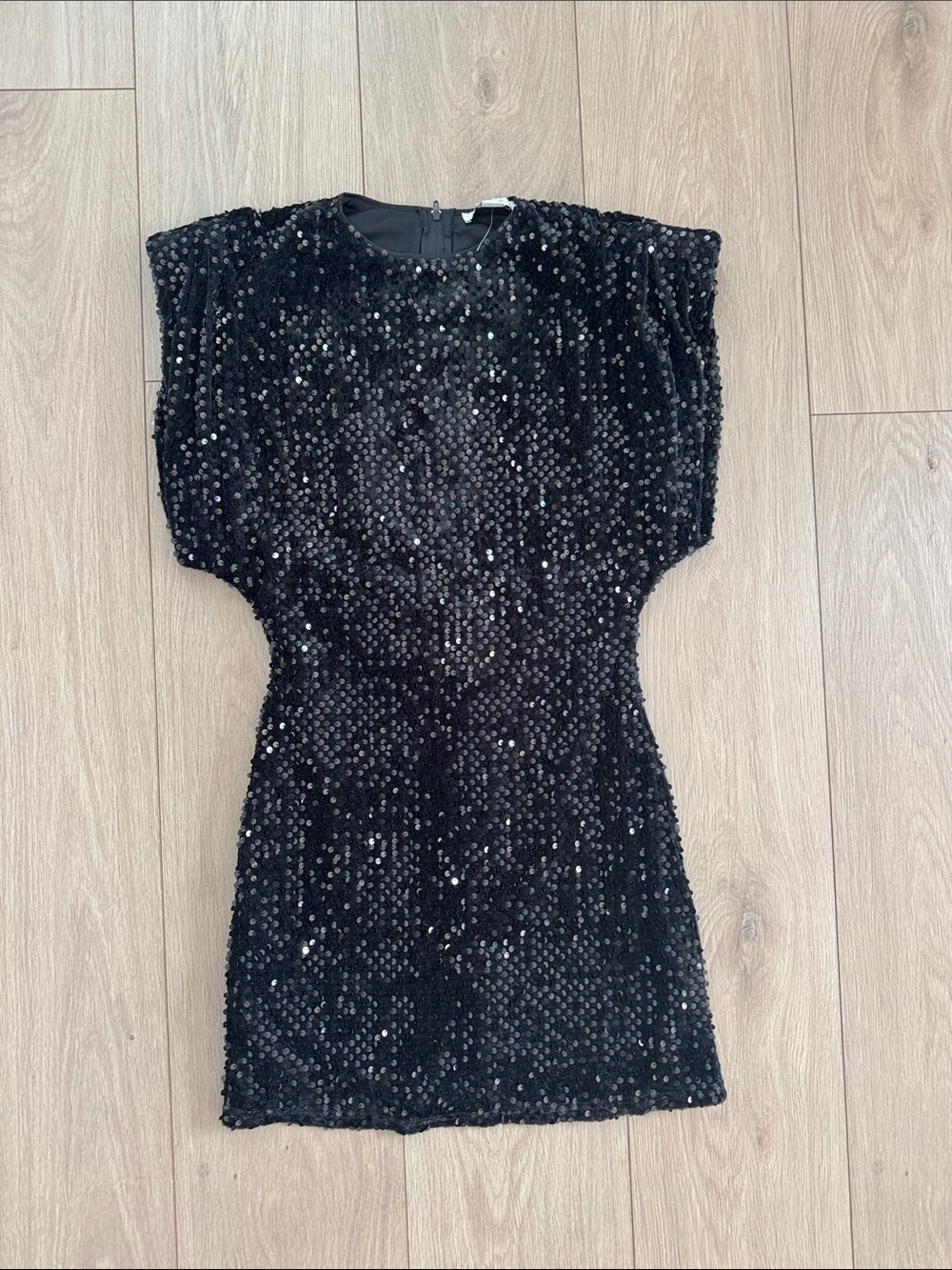 HYFVE Black Sequin Mini Dress